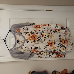 Torrid size 2 floral pattern